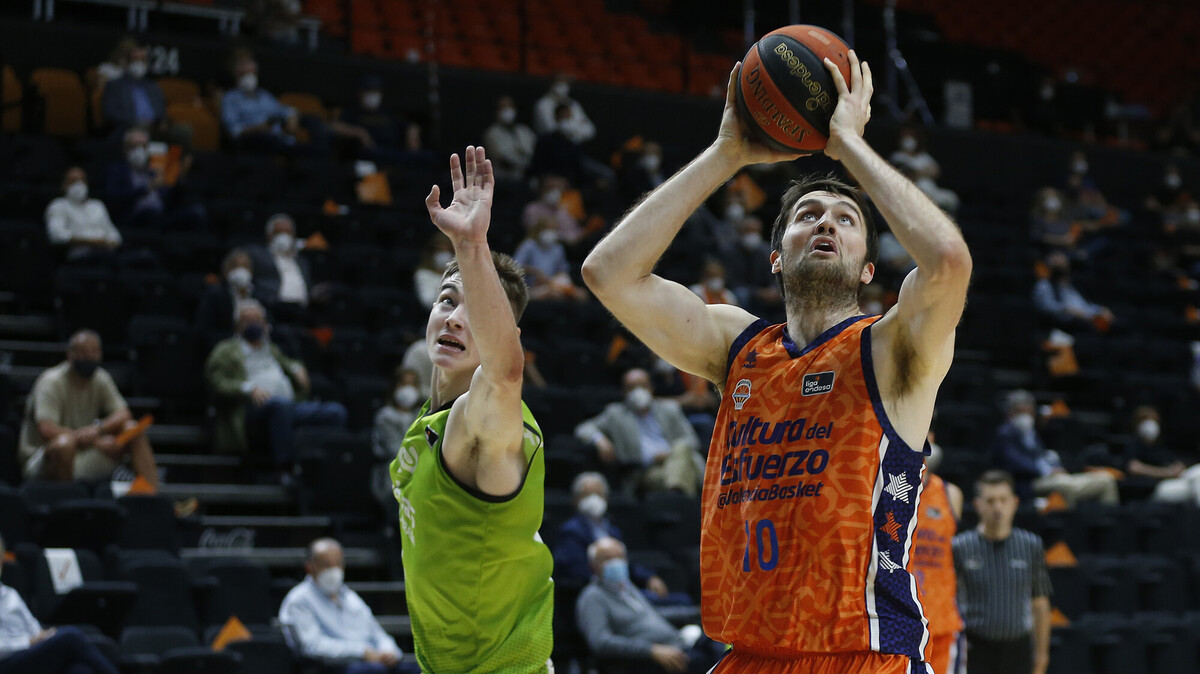 Dubljevic despierta a un Valencia Basket que asegura la 4ª plaza (96-76)