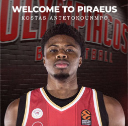 El Olympiacos anuncia el fichaje de Kostas Antetokounmpo