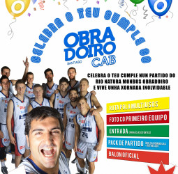 Celebra tu cumpleaños en un partido del Rio Natura Monbus Obradoiro en Sar