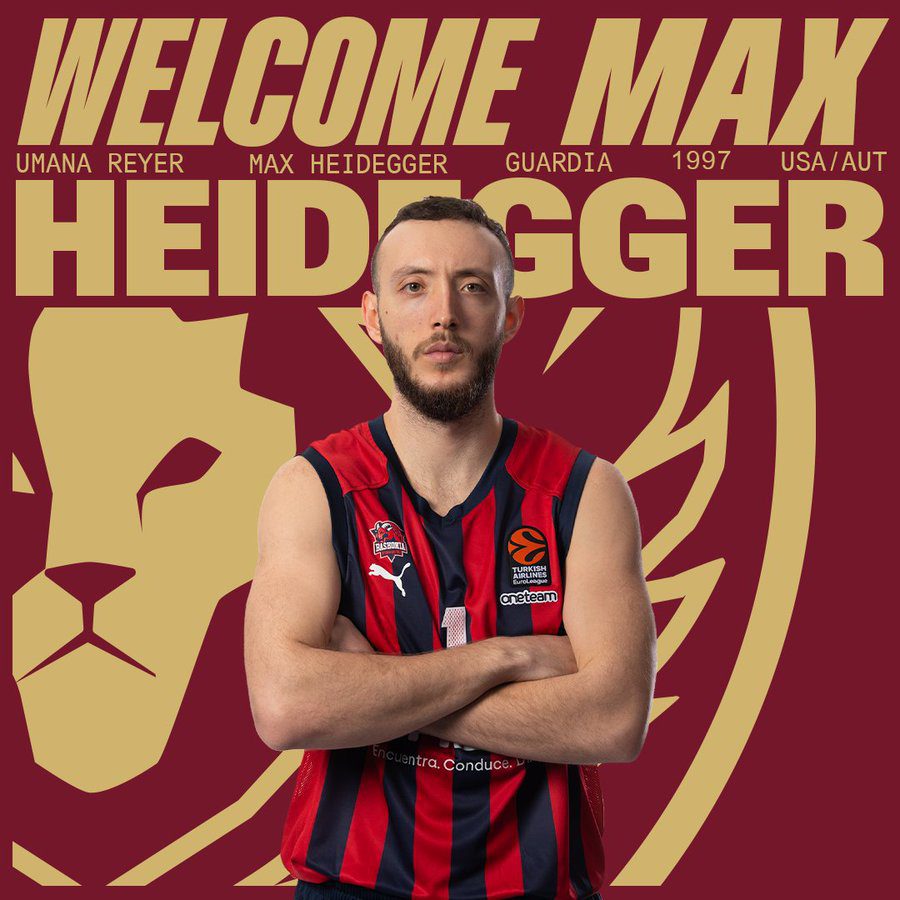 Reyer Venezia ficha a Max Heidegger hasta final de temporada