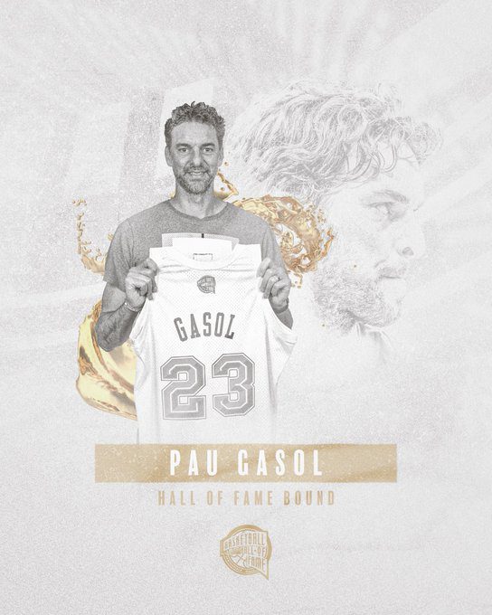 Oficial: Pau Gasol, Hall of Fame 2023