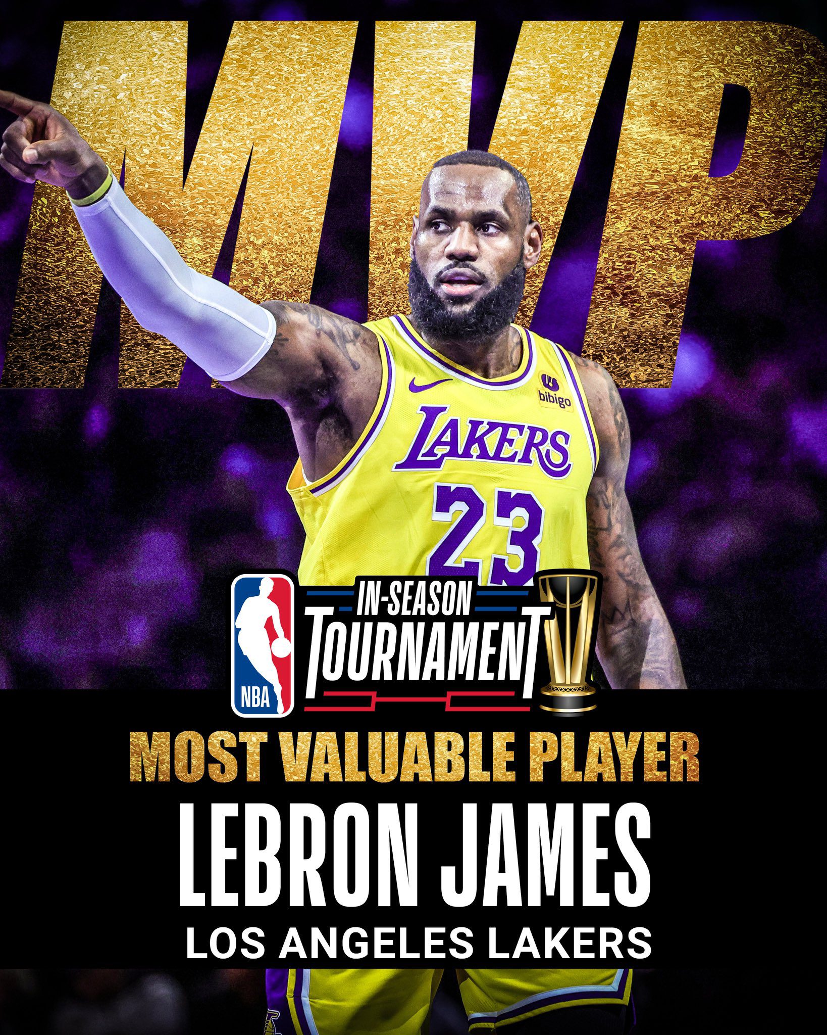 LeBron James, primer MVP de la Copa NBA