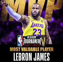 LeBron James, primer MVP de la Copa NBA