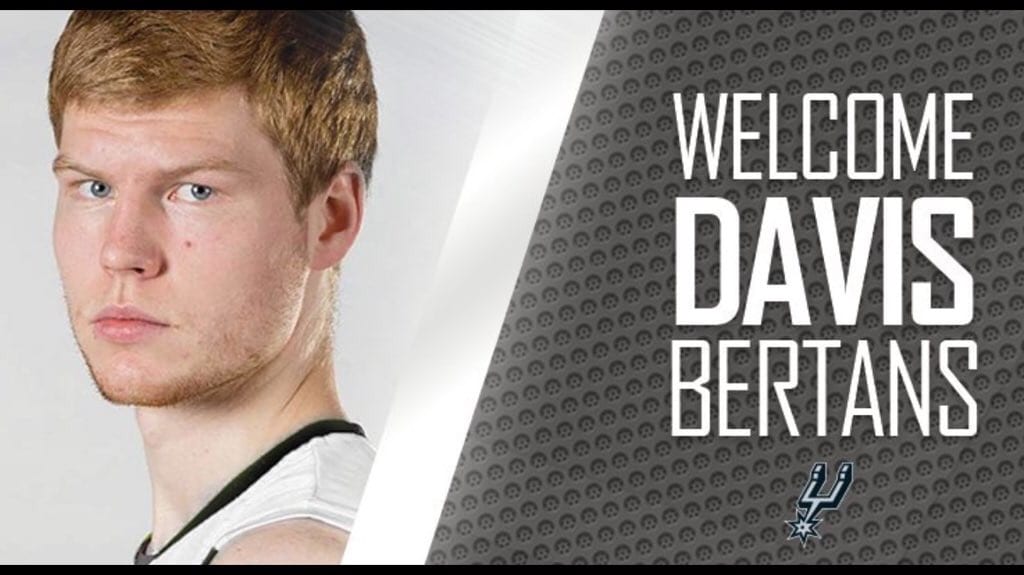 Los San Antonio Spurs anuncian el fichaje de Davis Bertans