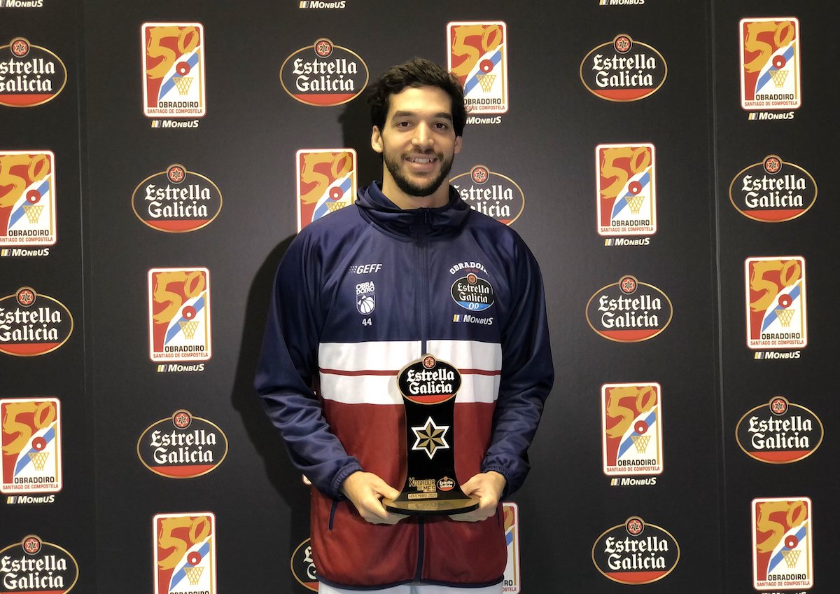 Pepe Pozas ha sido elegido Jugador Estrella Galicia de Noviembre