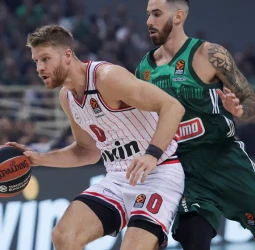 Olympiacos derrota al Panathinaikos en el tiempo extra, 78-88
