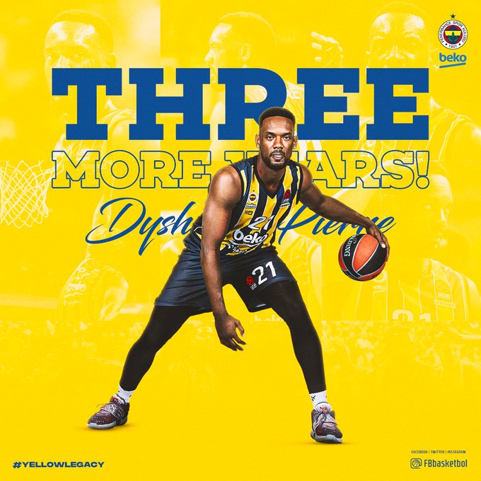 El Fenerbahce anuncia la renovación de Dyshawn Pierre