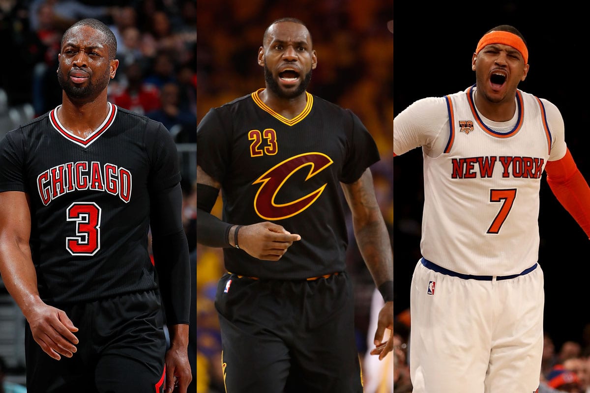 ¿Un tridente Wade, Carmelo y LeBron James es posible? En Estados Unidos dicen que sí