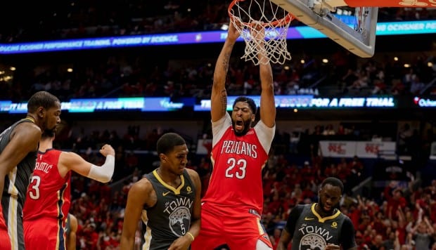 Pelicans suma la primera con un gran Davis, Harden & Gordon lideran a los Rockets
