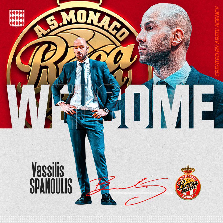 Vassilis Spanoulis, nuevo entrenador del AS Mónaco