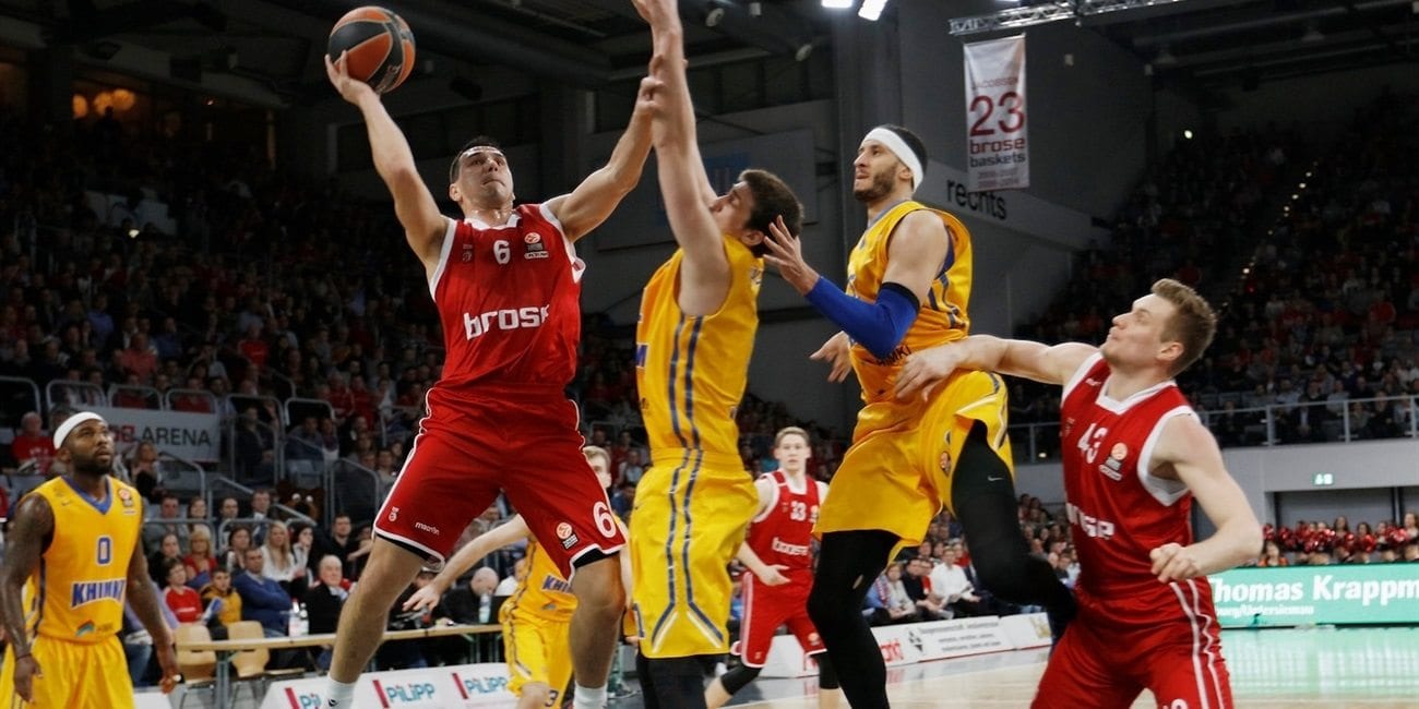El Brose Baskets, con su victoria ante Khimki, pone el grupo F al límite (84-79)