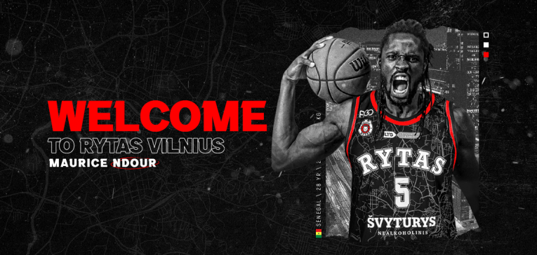 El Rytas Vilnius anuncia el fichaje de Maurice Ndour