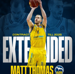 El ALBA Berlín oficializa la renovación de Matt Thomas