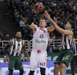 El dominio en el rebote y un mejor inicio en el último cuarto, decantó la victoria para el Panathinaikos (98-83)