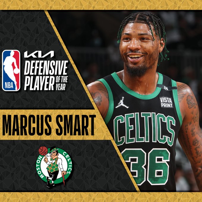 Marcus Smart, defensor del año en la NBA