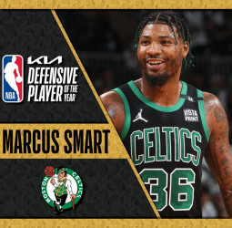 Marcus Smart, defensor del año en la NBA