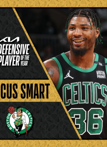 Marcus Smart, defensor del año en la NBA