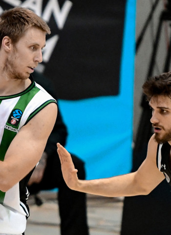 Los verdinegros caen contra el Partizan, pero igualan el average (78-75)