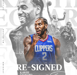 Los Clippers anuncian la renovación de Kawhi Leonard