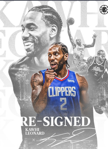 Los Clippers anuncian la renovación de Kawhi Leonard