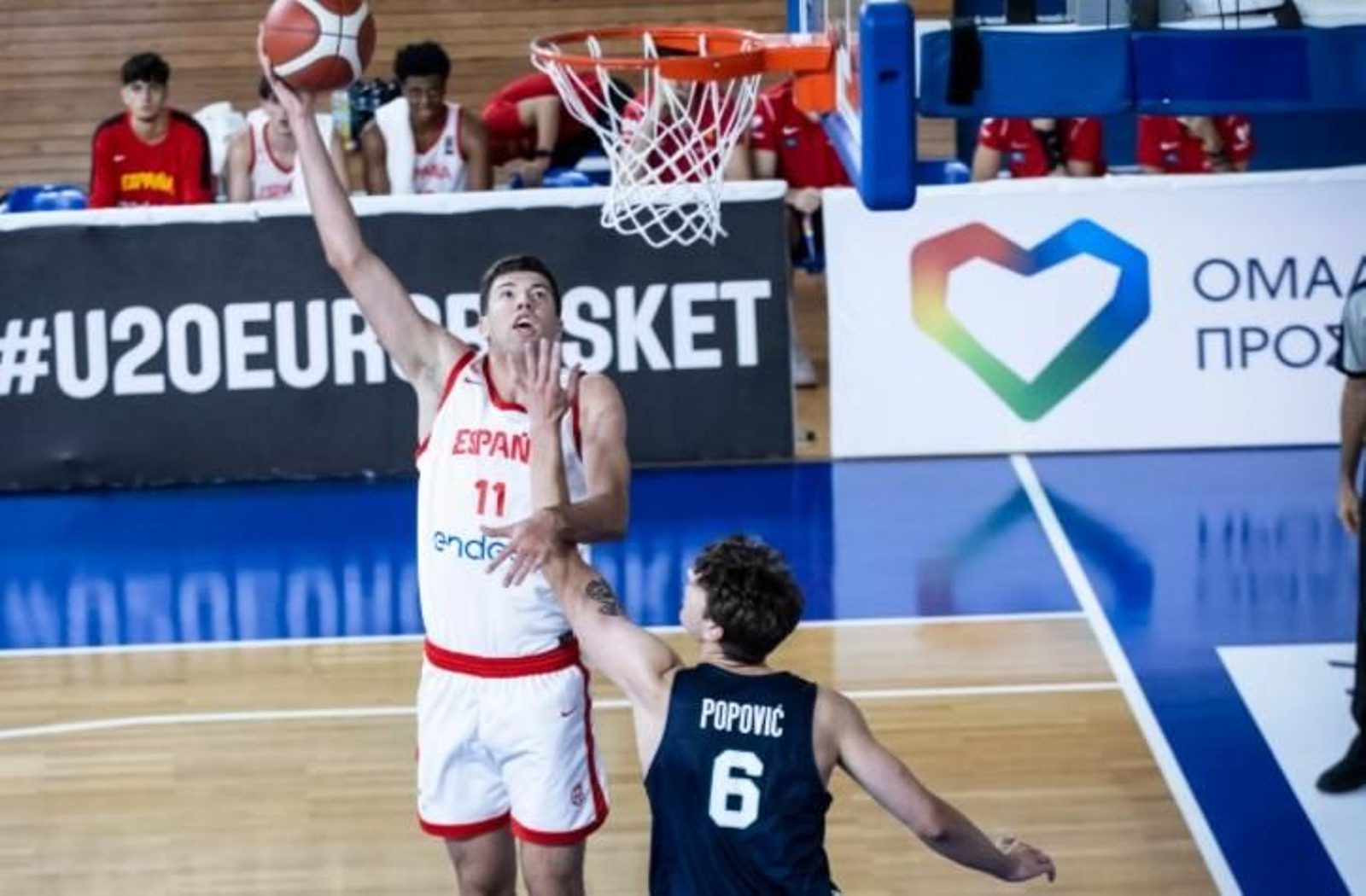 España acaba octava en el Europeo U20 Masculino