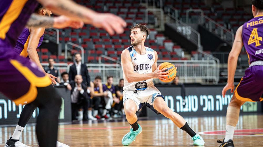 El Río Breogán pelea hasta el final ante el Hapoel Holon, 84-79