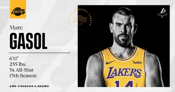 Los Angeles Lakers anuncian el fichaje de Marc Gasol