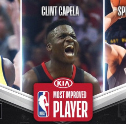Victor Oladipo, Clint Capela y Spencer Dinwiddie, optan al premio jugador con más progresión