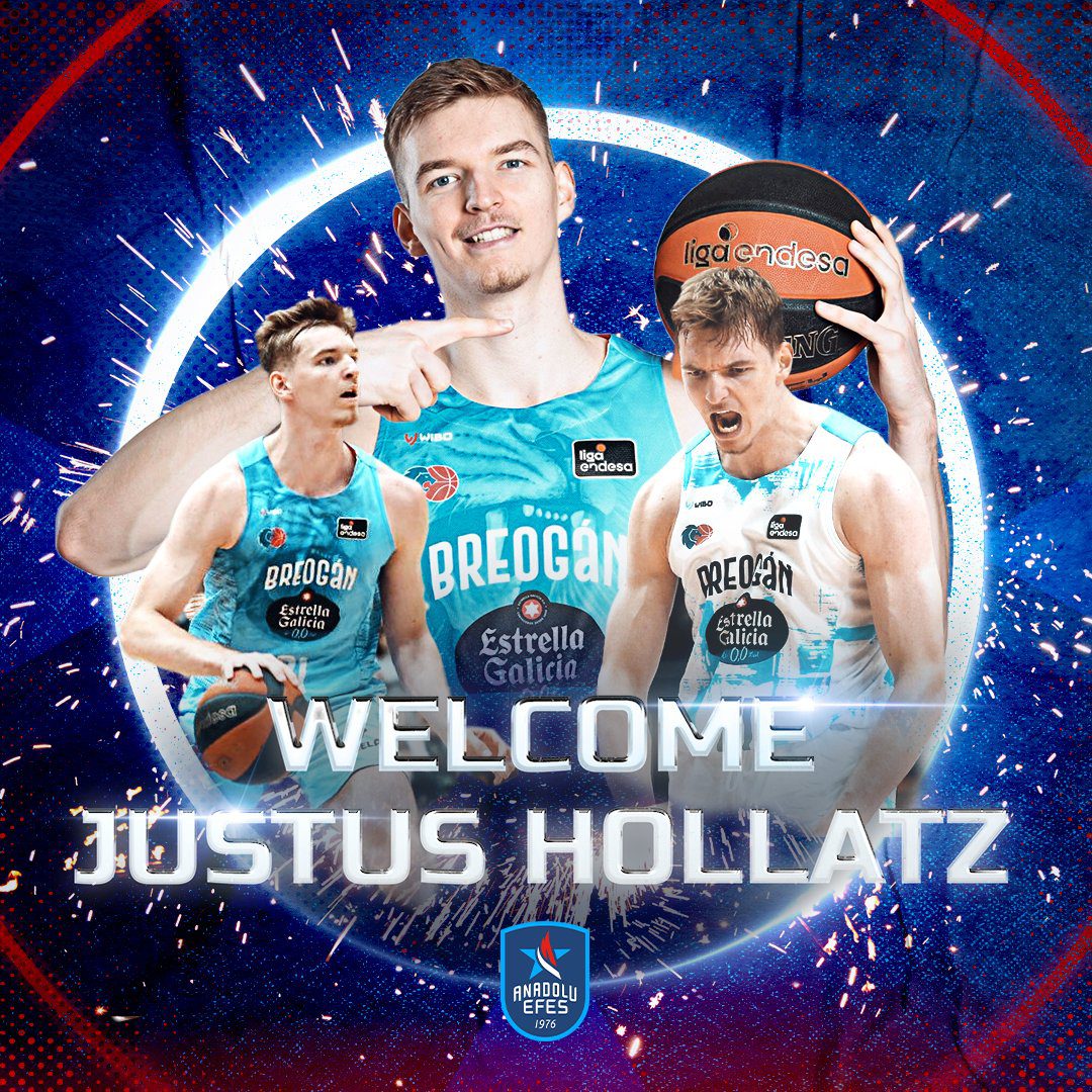 Justus Hollatz, cedido al Anadolu Efes