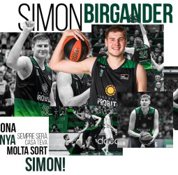 Simon Birgander y el Club Joventut Badalona separan sus caminos