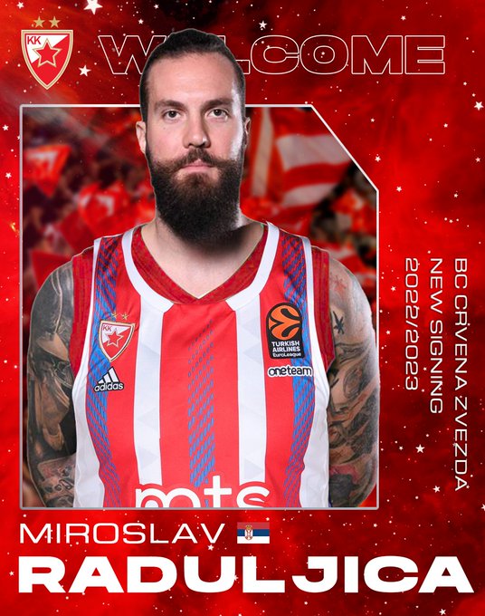 Miroslav Raduljica vuelve al Estrella Roja