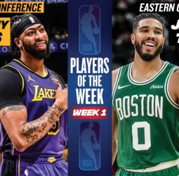 Anthony Davis y Jayson Tatum: Jugadores de la Semana NBA