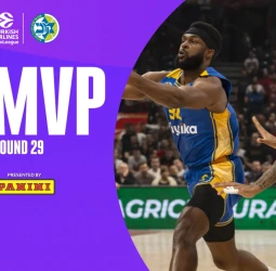 MVP de la Jornada 29º de la EuroLeague: Josh Nebo, Maccabi Playtika Tel Aviv