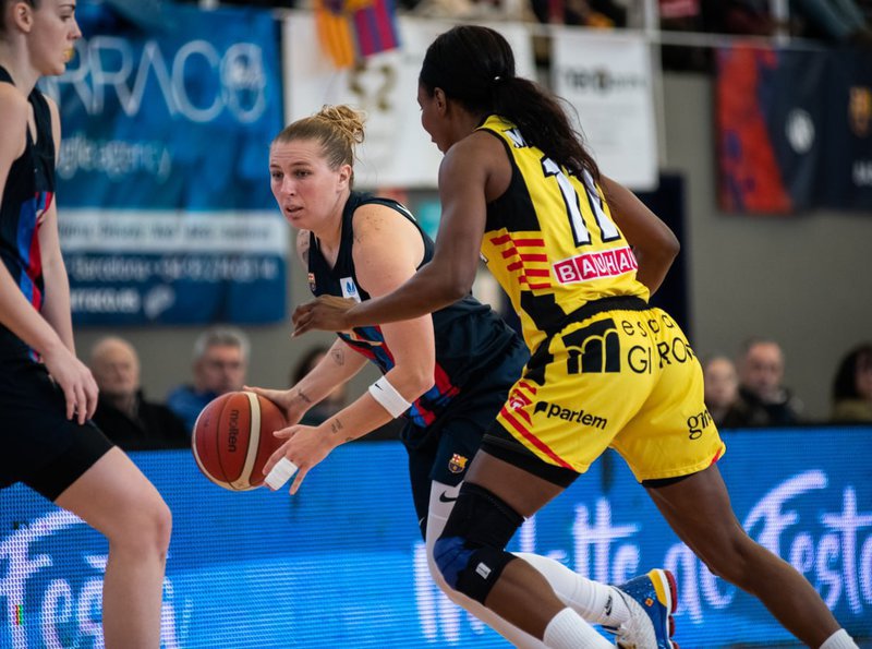 Una gran actuación coral del Barça CBS derrota a Spar Girona (70-67)