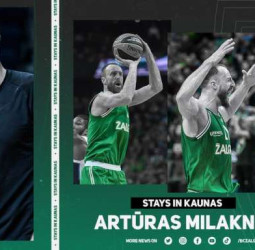 Arturas Milaknis, dos temporadas más en el Zalgiris Kaunas