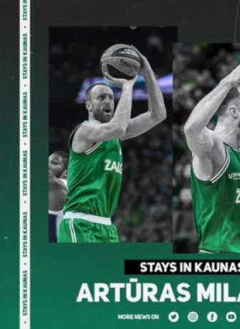 Arturas Milaknis, dos temporadas más en el Zalgiris Kaunas
