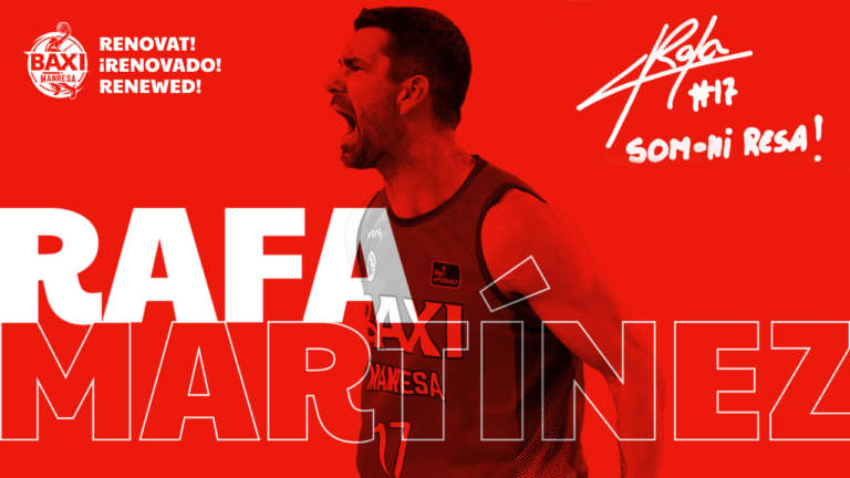 Rafa Martínez, una temporada más en el BAXI Manresa