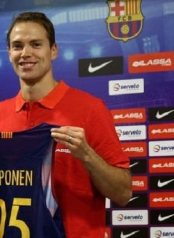 Koponen se reincorpora al Barcelona Lassa tras el accidente
