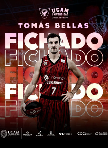 Tomás Bellas ficha por el UCAM Murcia