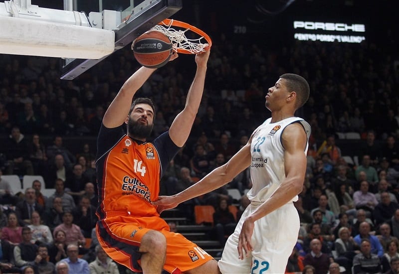 Valencia basket se impone ante un Real Madrid que sigue acusando la baja de Luka Doncic (96-88)