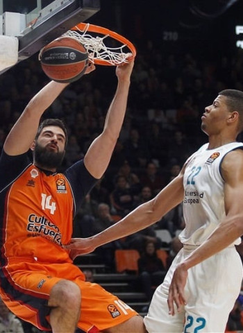 Valencia basket se impone ante un Real Madrid que sigue acusando la baja de Luka Doncic (96-88)