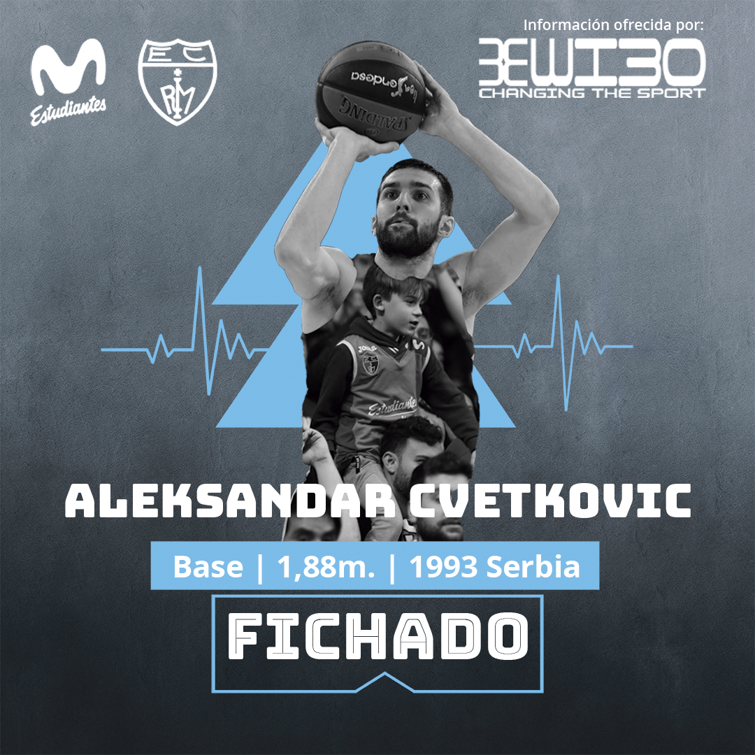 Cvetkovic regresa a Movistar Estudiantes