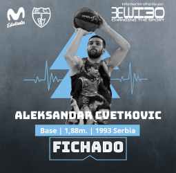 Cvetkovic regresa a Movistar Estudiantes