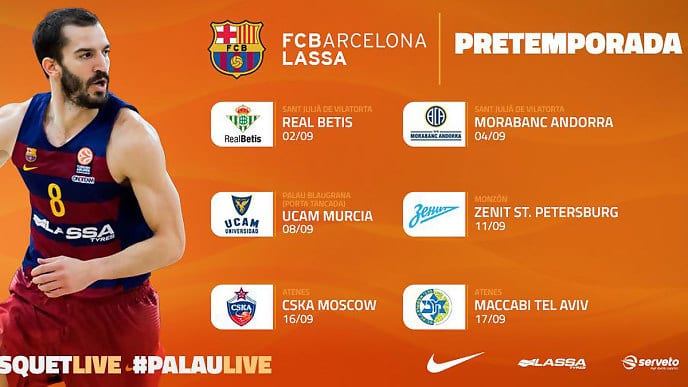 Los partidos de la pretemporada del Barça Lassa, al detalle