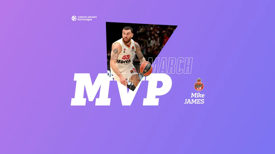 MVP de marzo de la EuroLeague: Mike James, AS Mónaco