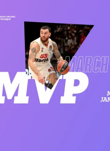 MVP de marzo de la EuroLeague: Mike James, AS Mónaco
