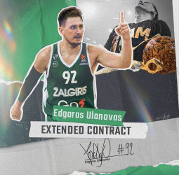 Edgaras Ulanovas renueva con el Zalgiris Kaunas