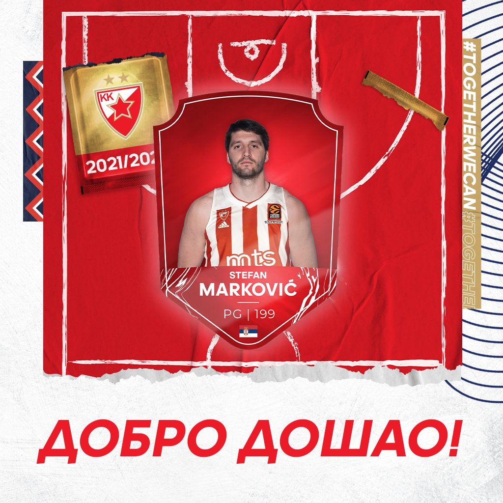 Stefan Markovic, nuevo jugador del Estrella Roja