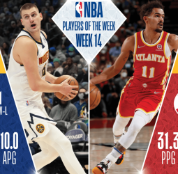 Trae Young y Nikola Jokic, mejores jugadores de la semana NBA