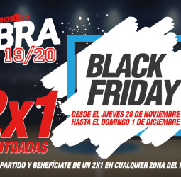Los aficionados del Monbus Obradoiro podrán beneficiarse de un 2x1 en entradas por el Black Friday para el partido que escojan